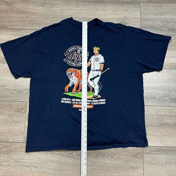 Detroit Tigers Miggy Final Season Miguel Cabrera T-Shirt 2Xl XXL 4/29/2023 SGA - Picture 6 of 6